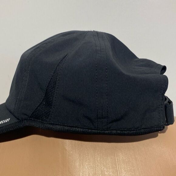 Adidas Women's Black Aeroready Mesh Stretch Baseball Cap Hat Adjustable - Picture 4 of 9